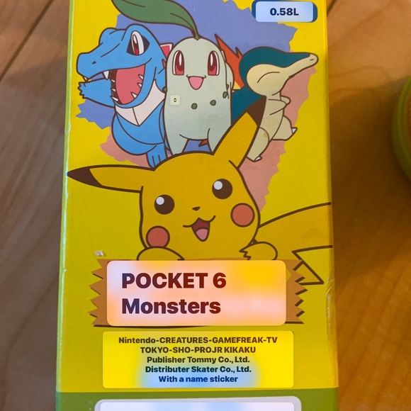 Vintage Pokemon Pocket Monsters Nintendo Insulated Stainless Steel Bottle